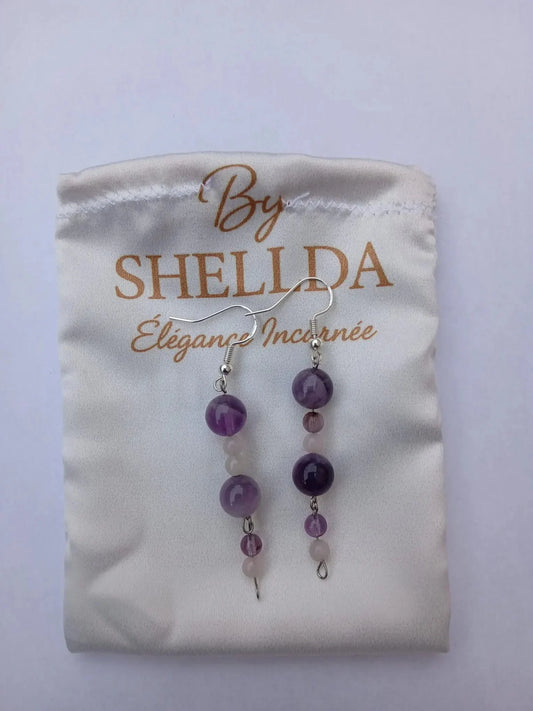 Aura Divine - Boucles d'oreilles pierres naturelles - BySHELLDA