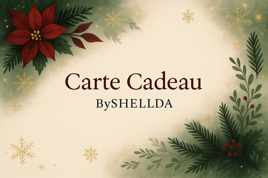 Carte cadeau BySHELLDA bijoux pierres naturelles et sacs crochet
