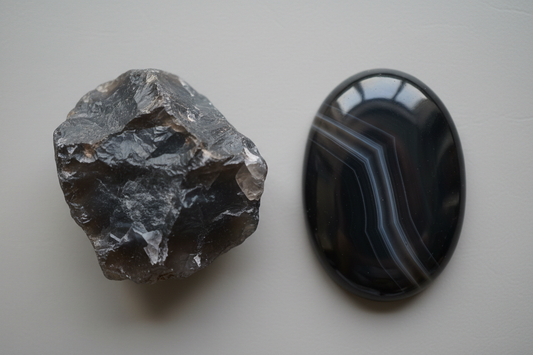 L'Agate Noire : Origine, Vertus et Propriétés de cette Pierre Fascinante