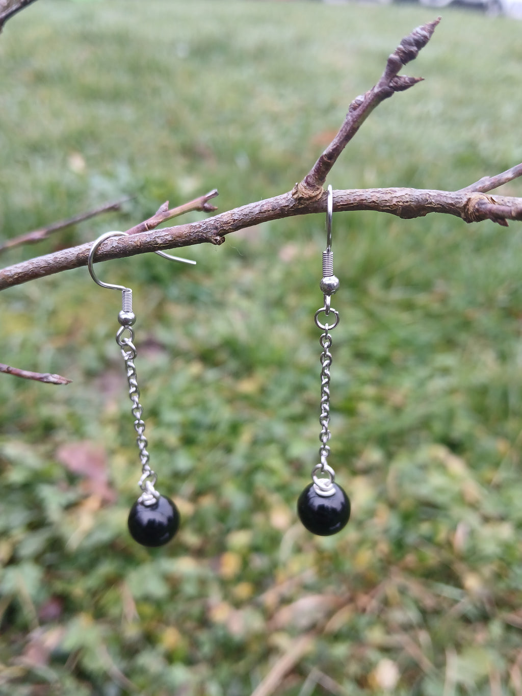 pierre agate noir naturelle 