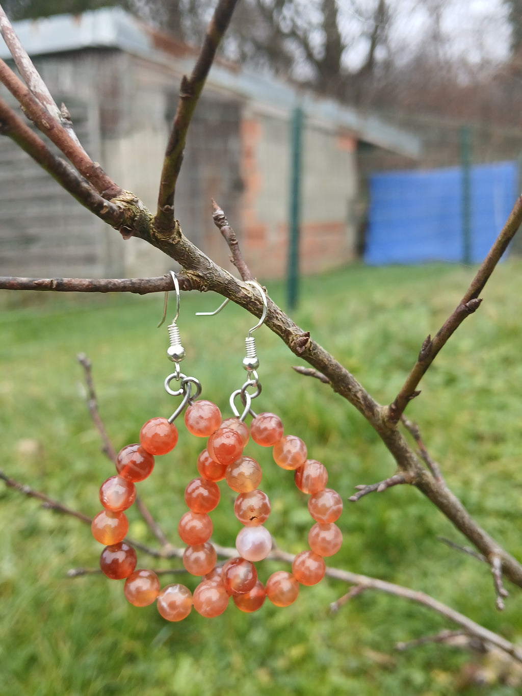 pierre agate de feu naturelle 