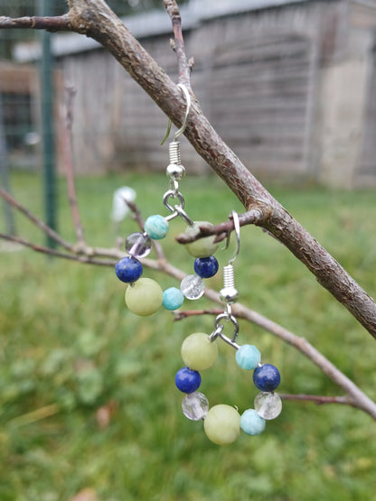 lapis lazuli , jade vert 