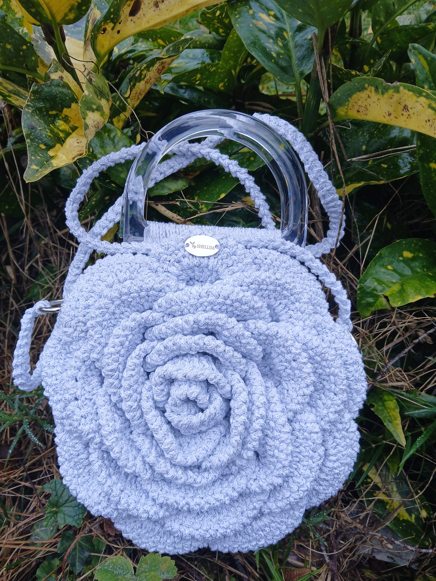 Rosa Dorada - Sac de Soirée au Crochet Fait Main - BySHELLDA