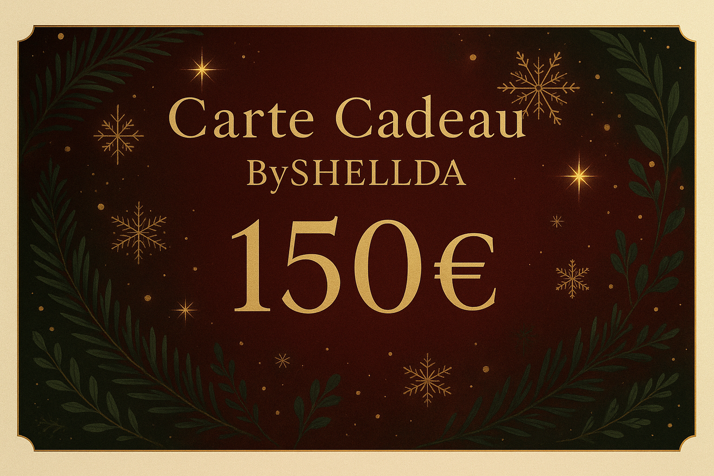 Offrir carte cadeau BySHELLDA cadeau personnalisé