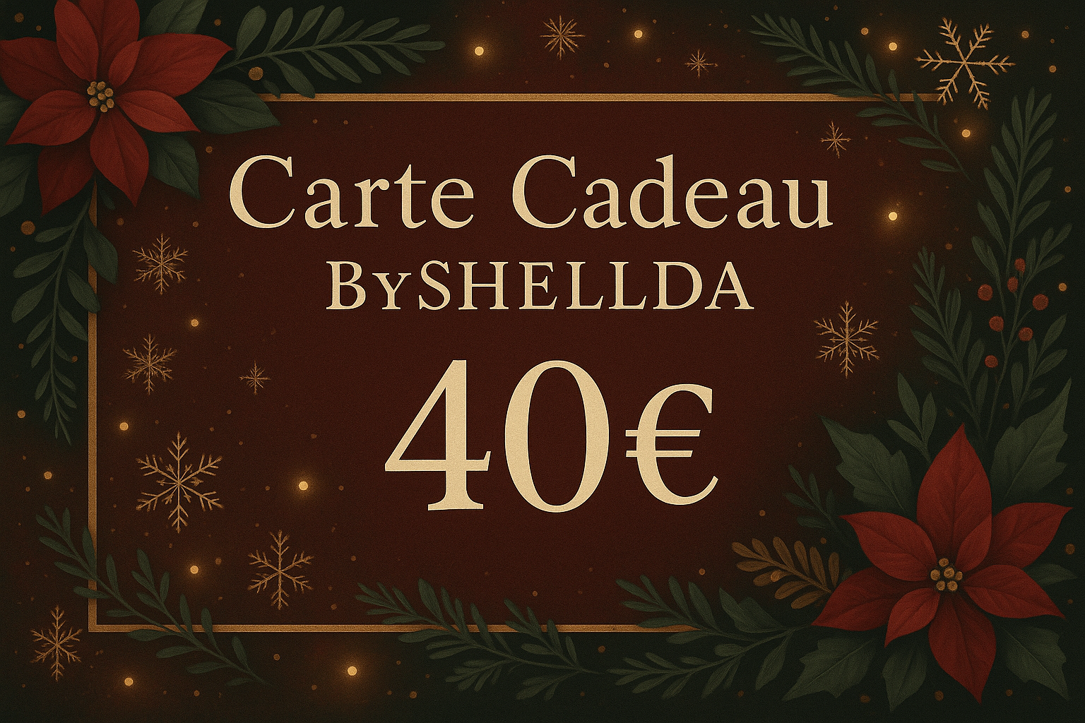 Carte cadeau BySHELLDA valable sur toute la collection