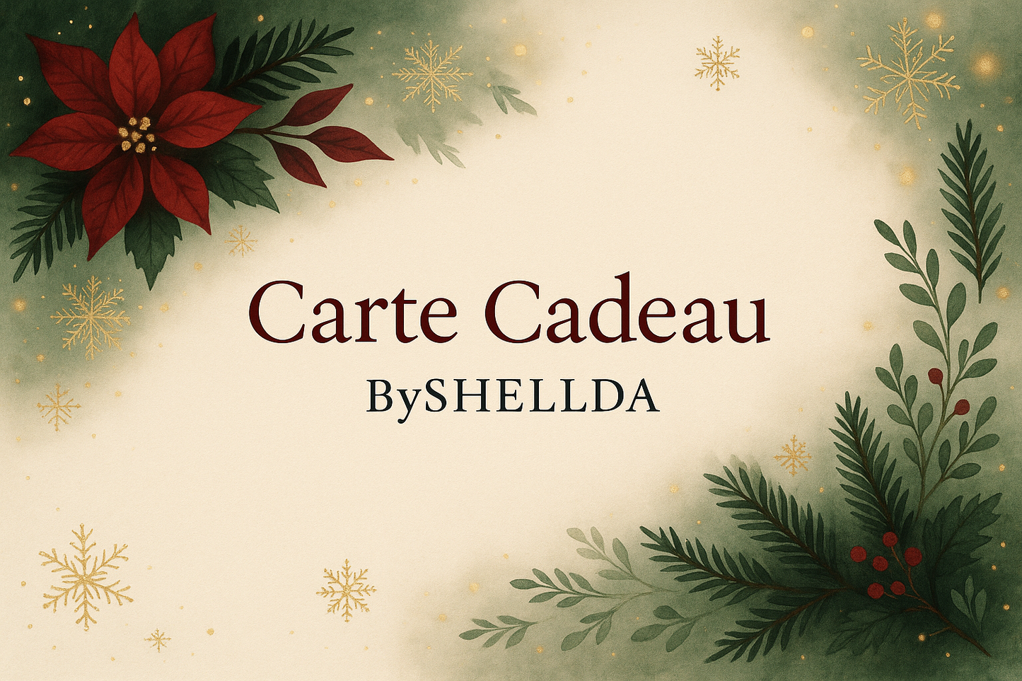 Carte cadeau BySHELLDA bijoux pierres naturelles et sacs crochet