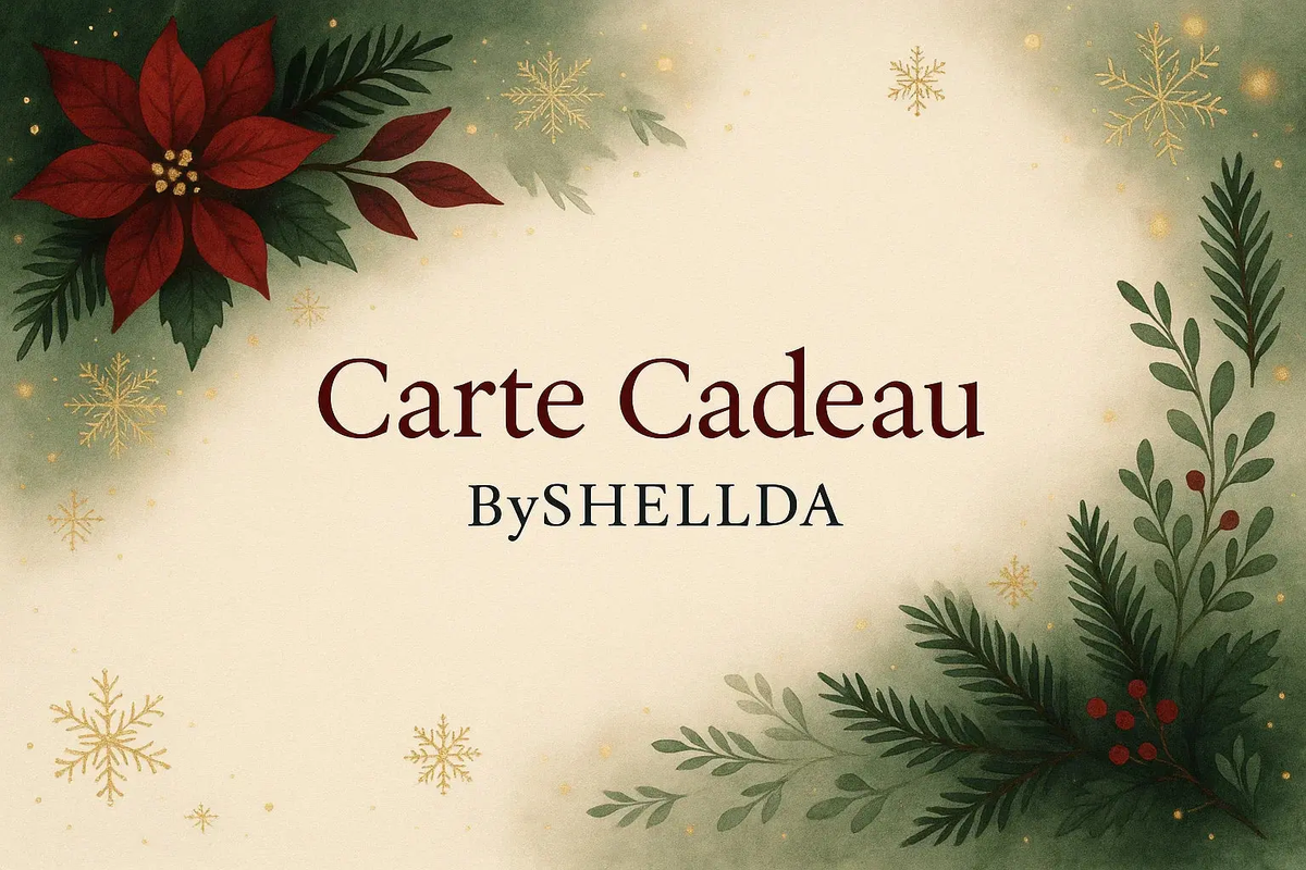 Carte cadeau BySHELLDA bijoux pierres naturelles et sacs crochet