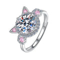 Bague chat réglable en argent 925 et zircon – vue produit 6 – BySHELLDA