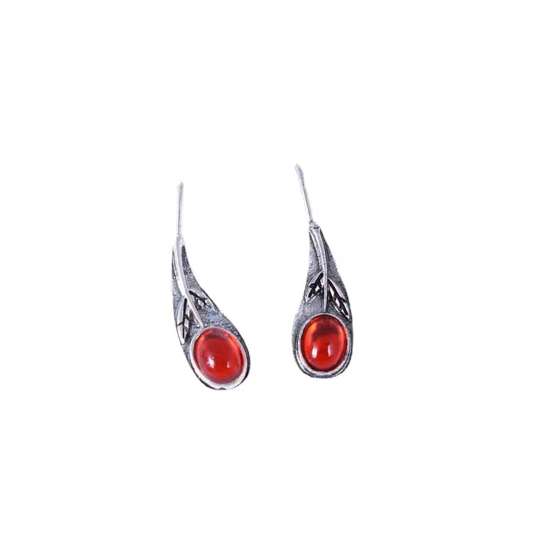 Boucles d’oreilles fantaisie turquoise – vue produit 1 – BySHELLDA