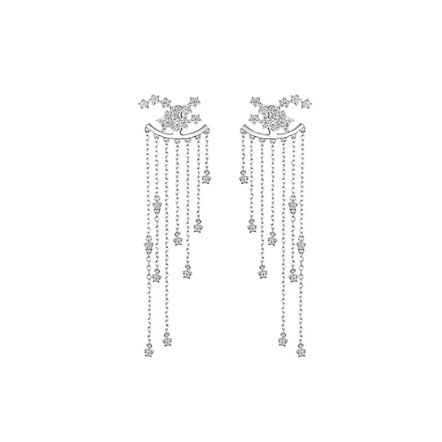 Boucles d’oreilles étoile en argent 925 – vue produit 2 – BySHELLDA