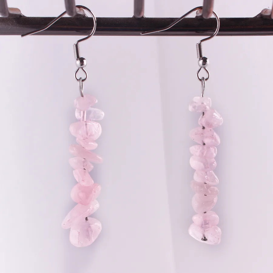 Boucles d’oreilles fantaisie – aventurine, cristal ou verre – vue produit 24 – BySHELLDA