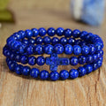 Bracelets fantaisie lapis-lazuli – lot de 3 – vue produit 3 – BySHELLDA