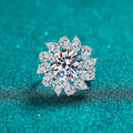 Bague poire en argent 925 et moissanite – vue produit 6 – BySHELLDA