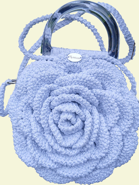 Rosa Dorada - Sac de Soirée au Crochet Fait Main - BySHELLDA